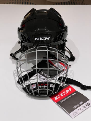 New Youth Medium CCM Fitlite XT 50 Helmet And Cage Combo