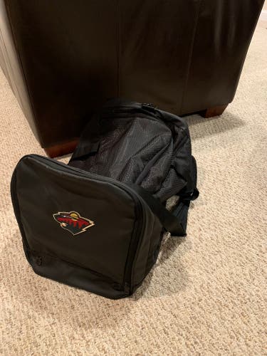 New Fanatics Minnesota Wild Team Issued Duffle Bag