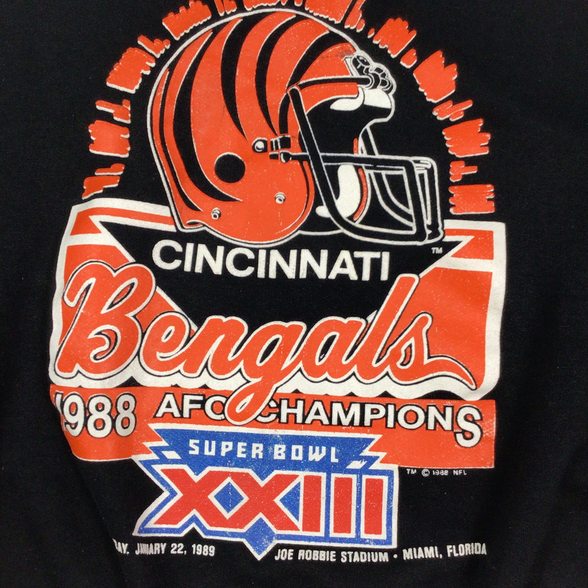 Vintage Cincinnati Bengals AFC Champions 1988 Crewneck