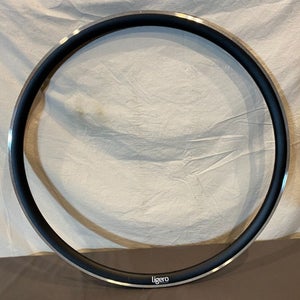 Ligero Wheelworks Black Aluminum 20-Hole 700C Aero Bicycle Wheel Rim NEW