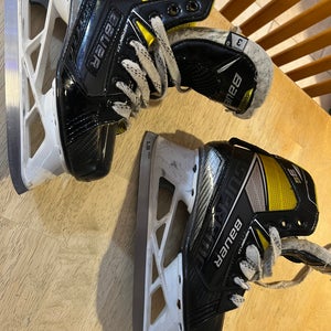 Youth Used Bauer Supreme 3S Goalie Hockey Skates Size 3