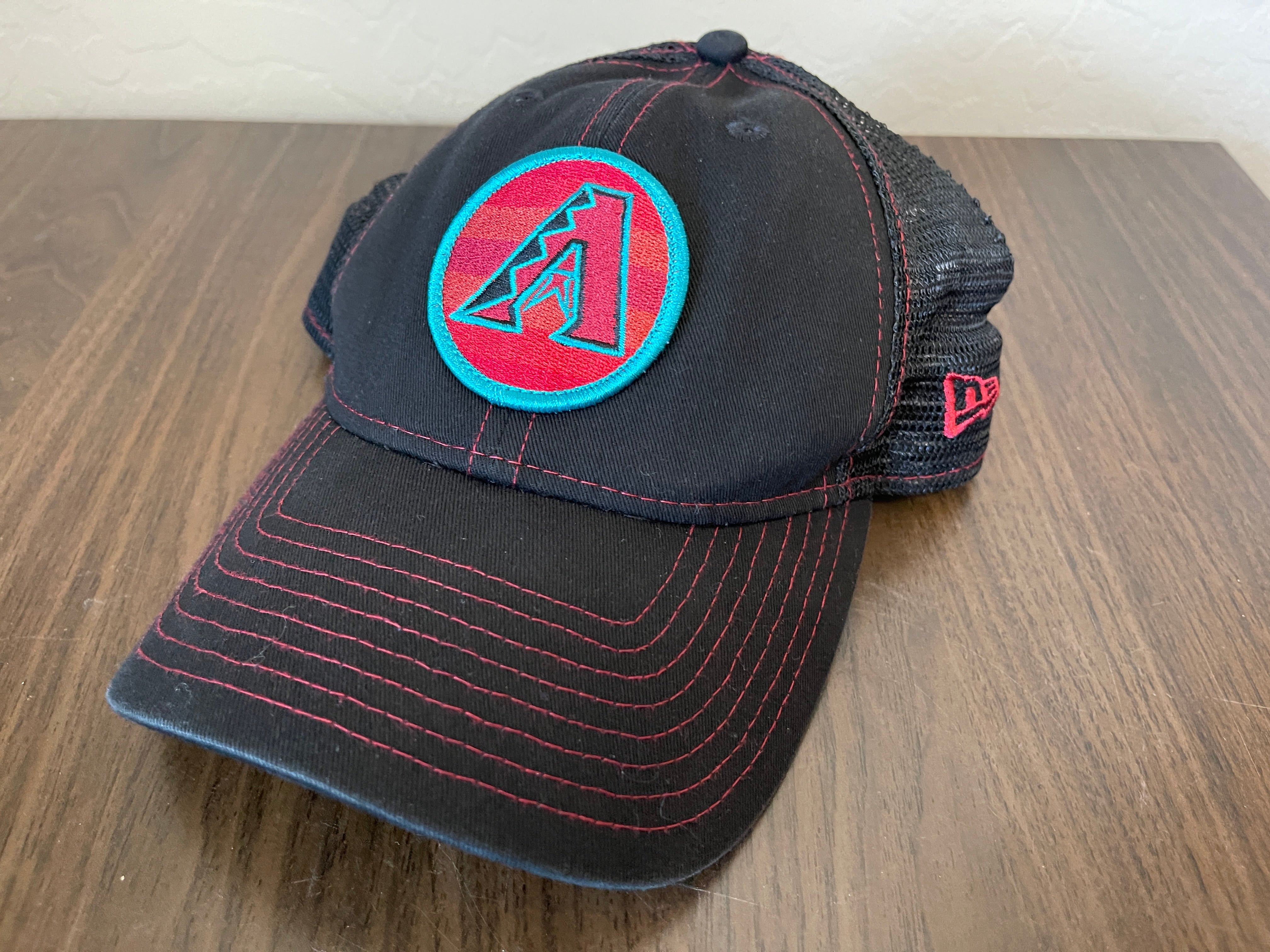 Atlanta Braves New Era Trucker 9TWENTY Snapback Hat - Camo