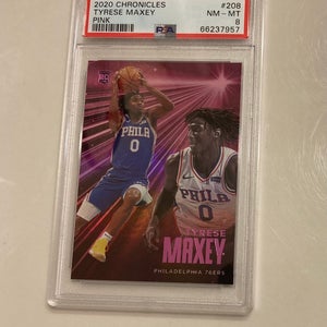 2020 Tyrese Maxey Rookie Card (Super Rare Pink Foil)