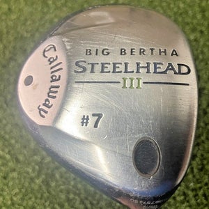 Callaway Big Bertha Steelhead III #7 Wood / RH / Stiff Steel / New Grip / mm5537