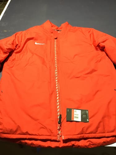 Red New Large Nike Goose Down Jacket