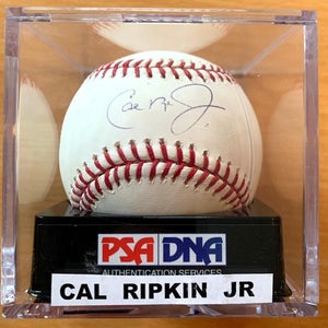 Cal Ripken Jr Signed Rawlings Official Major League Baseball - PSA Graded 9