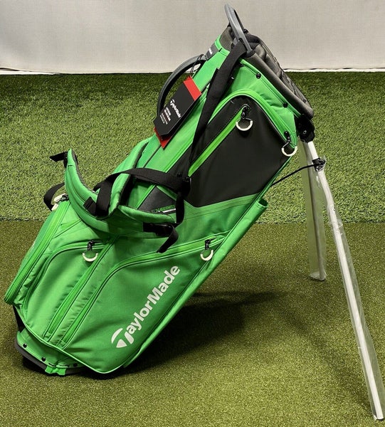 TaylorMade 2022 FlexTech Crossover Stand Carry Golf Bag Green 14Way