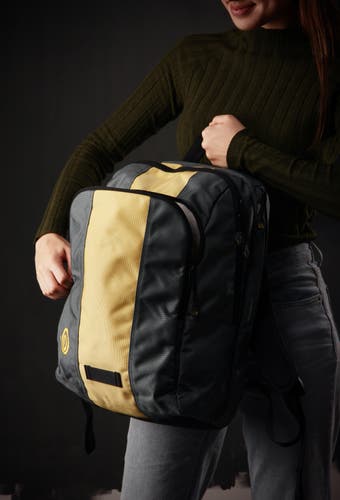 Timbuk2 Rumor Women Backpack Daypack Bag Padded Laptop Compartment Grey Yellow