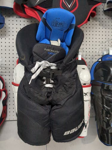 Junior Used Medium Bauer Nexus 1000 Hockey Pants Black
