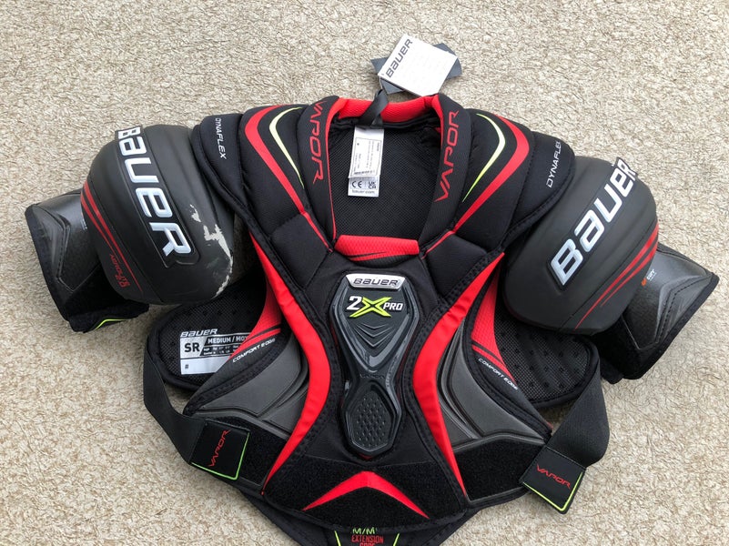 New Senior Medium Bauer Vapor 2x pro Shoulder Pads