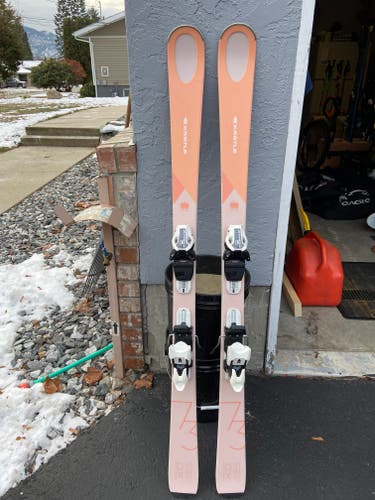 Women's 2021 Kastle DX73w - 148 cm All Mountain Skis With Tyrolia Bindings Max Din 10