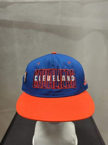 Vintage Cleveland Cavaliers AJD Snapback Hat NBA With Pin
