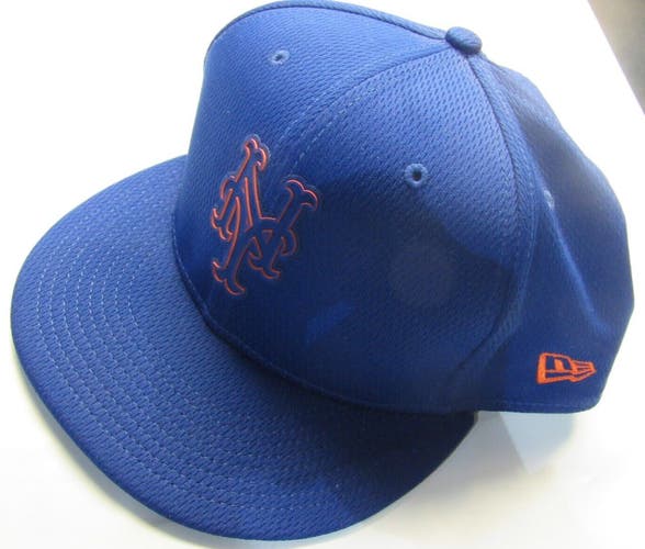 MLB New York Mets New Era 59FIFTY Fitted Royal Mesh BP Baseball Hat 7 5/8