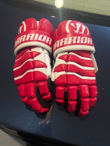 Used Player's Warrior large Hypno IV Lacrosse Gloves
