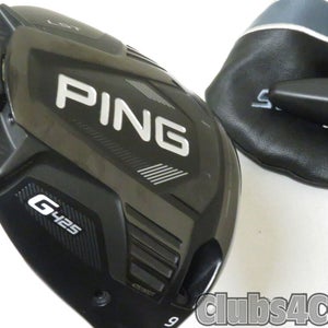 PING G425 LST Driver 9° EvenFlow Black 75G 6.0 Stiff Flex +Cover & Tool
