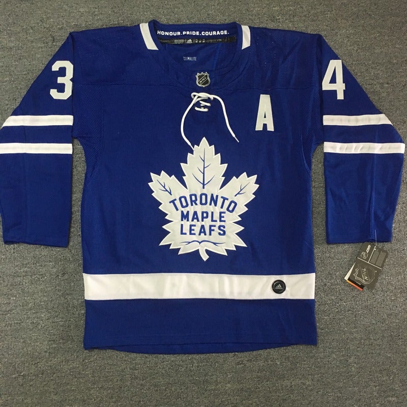 Auston Matthews Toronto Maple Leafs Home Blue Jersey Size 52 (Large)