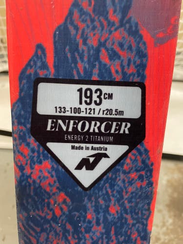 Used All Mountain Without Bindings Enforcer Skis