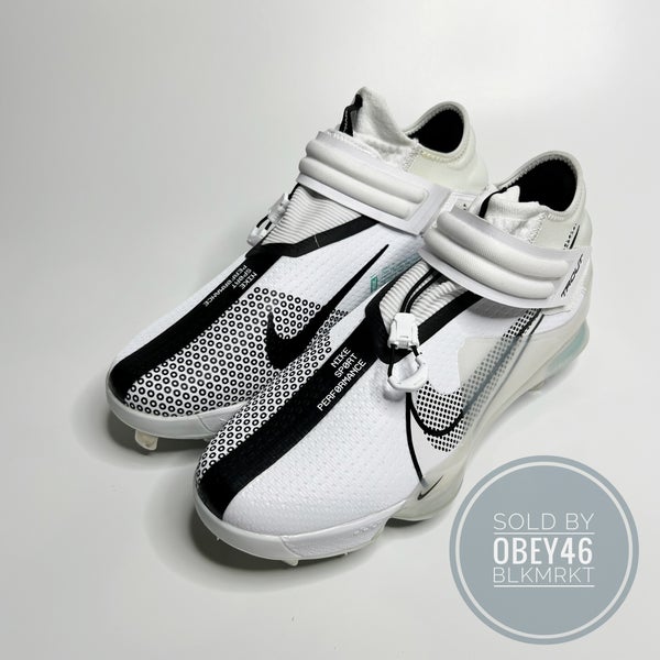Nike Force Zoom Mike Trout 7 Baseball Cleats White Black 13