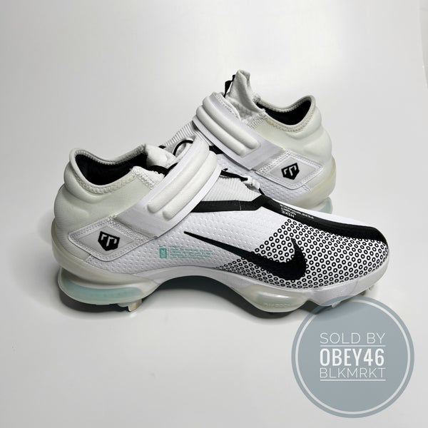 Nike Force Zoom Mike Trout 7 Baseball Cleats White Black 13