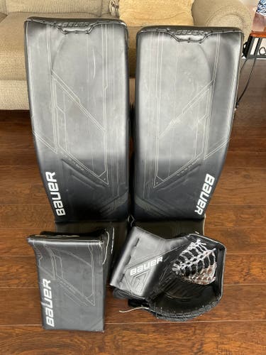 Bauer Mach Goalie Pads, Glove, & Blocker Set  - Large