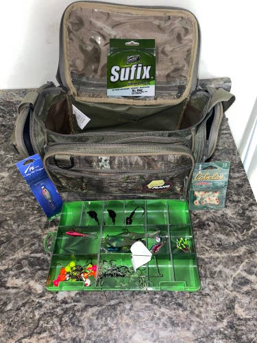 Fishing Lot! Jigs, Lures, Bag, Line