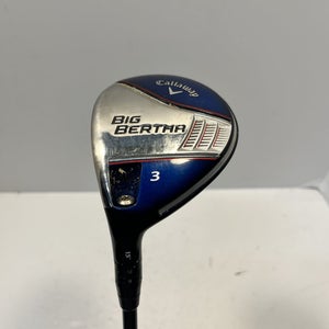 Used Callaway Big Bertha 3 Wood Regular Flex Graphite Shaft Fairway Woods