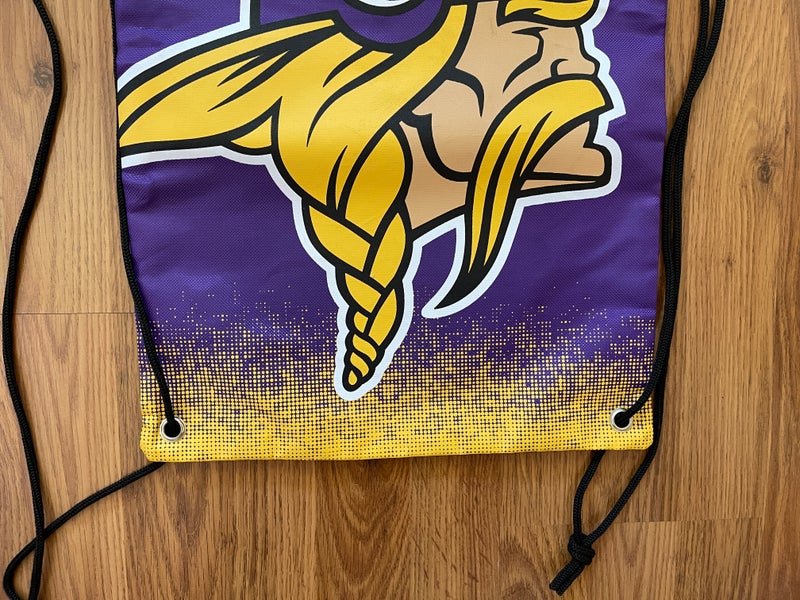 : NFL Minnesota Vikings Gridiron Fleece Throw, Purple