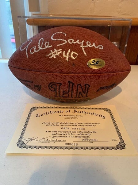 NFL Gale Sayers Signed Footballs, Collectible Gale Sayers Signed Footballs