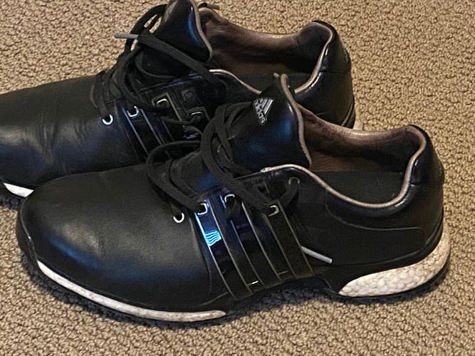Men's Adidas Tour 360 Boost Golf Shoes black sz 10