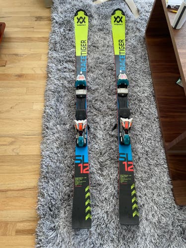 Used Racing With Bindings Max Din 10 Racetiger SL Skis