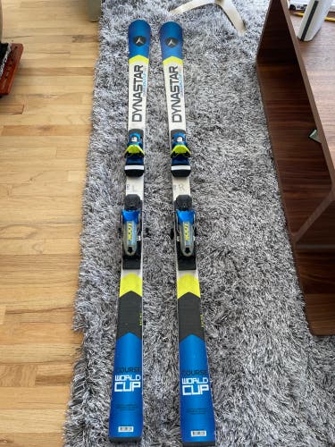 Used Racing With Bindings Max Din 14 Speed Team GS Skis