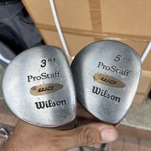 Wilson Prostaff Wood 3 And 5 In Right Handed