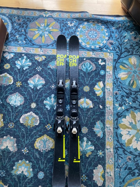 Used Kid's 2018 K2 139 cm Park Poacher Skis With Bindings Max Din 10