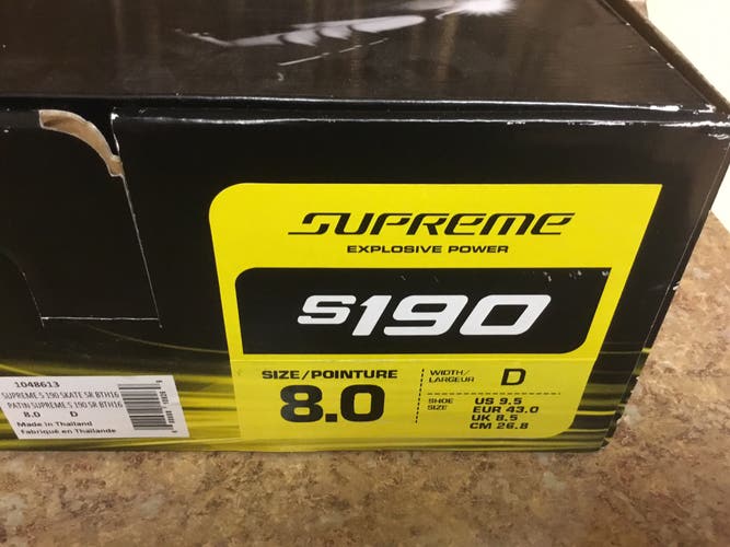Bauer Supreme s190 Ice Hockey skates