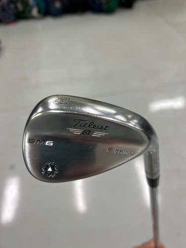 Used Men's Titleist Right Handed Vokey SM6 Tour Chrome Wedge Wedge Flex 54 Degree Steel Shaft