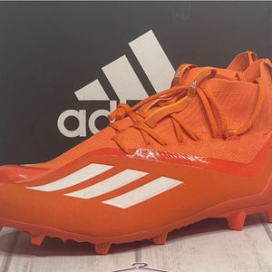 Adidas Adizero Primeknit SM Orange White Football Cleats Men's Size 15US GY5382