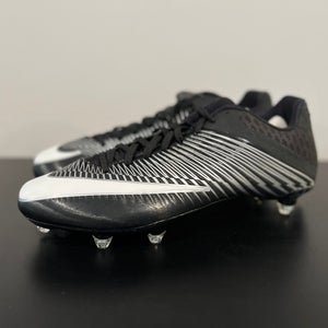 Size 12.5 Nike Vapor Speed 2 Low D Promo Football Cleats Black White 847096-010