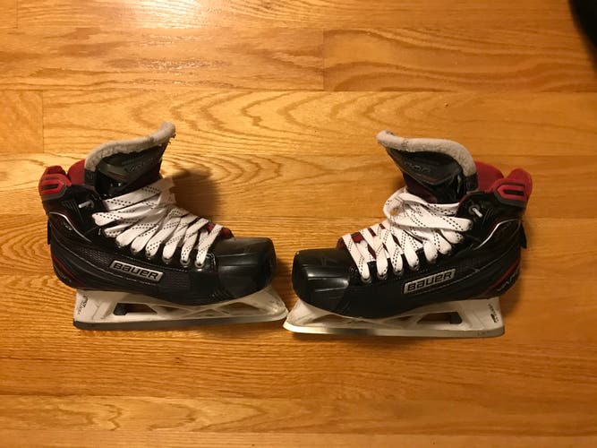 Senior Used Bauer X900 Hockey Goalie Skates Regular Width Size 7