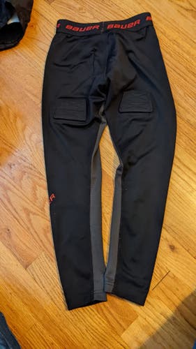 Black Used Small Bauer Compression Pants