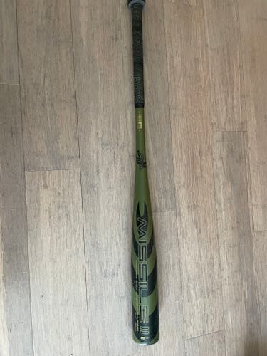 Used BBCOR Certified 2022 Stinger Alloy Bat (-3) 31 oz 34"