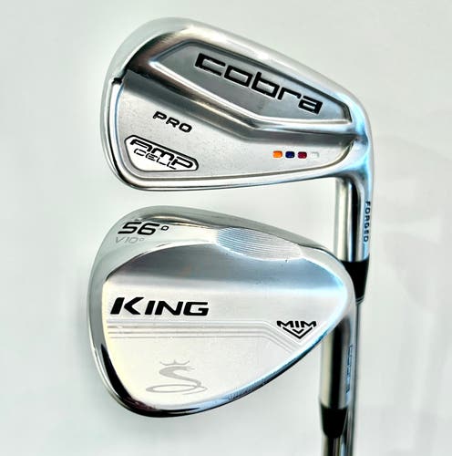 COBRA Pro Amp Blades Iron Set + Cobra KING MIM WEDGES Complete Set 4-PW+50*+56*