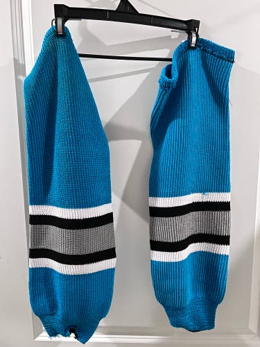 San Jose Sharks Used Large Knit Socks
