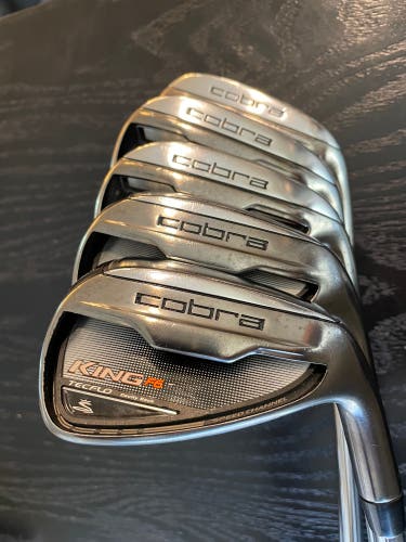 Men's Right Handed Stiff Flex Steel Shaft King F6 Iron Set