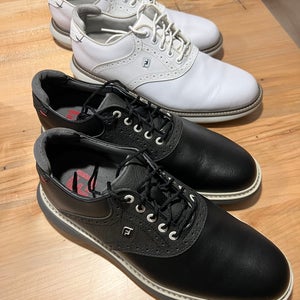 Men's Size 8.5 (Women's 9.5) Footjoy Traditions Golf Shoes