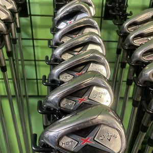 Used Callaway X Hot 5i-gw Aw Regular Flex Steel Shaft Iron Sets