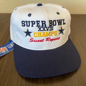 Dallas Cowboys NFL FOOTBALL SUPER BOWL SWEET REPEAT VINTAGE 90s SnapBack Cap Hat
