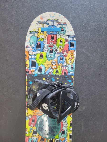 Used Burton Chopper 110 Cm Boys' Snowboard Combo | SidelineSwap