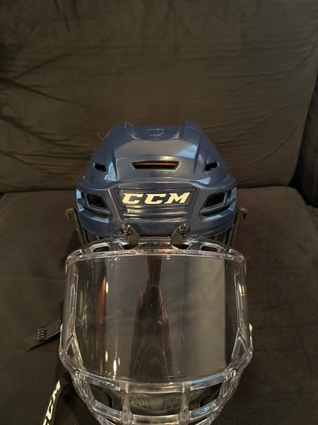Senior CCM Tacks 710 Helmet (Navy)