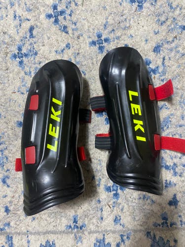 Leki JR Shinguards -Black