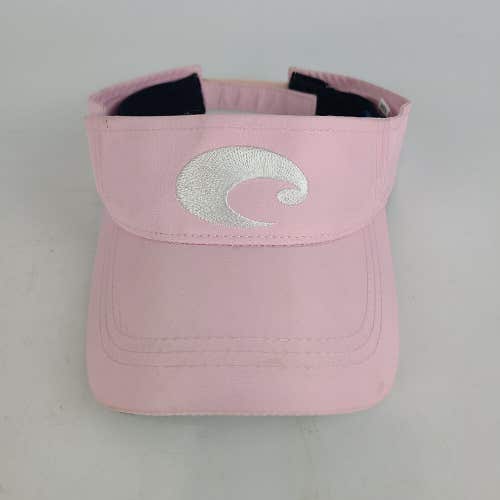 Costa Del Mar Women's Pink Sun Visor Hat Adjustable